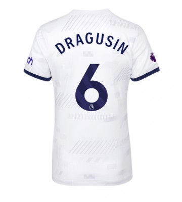 Tottenham Hotspur Radu Dragusin #6 Hemmatröja Dam 2023-24 Kortärmad